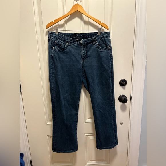 KUT from the Kloth 16W Women's Mid-Rise Back Flap Pockets Blue Jeans - Picture 3 of 9